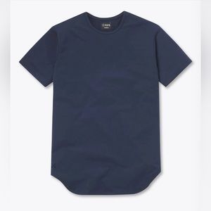Cuts Clothing Men’s AO Elongated Tee- pacific blue